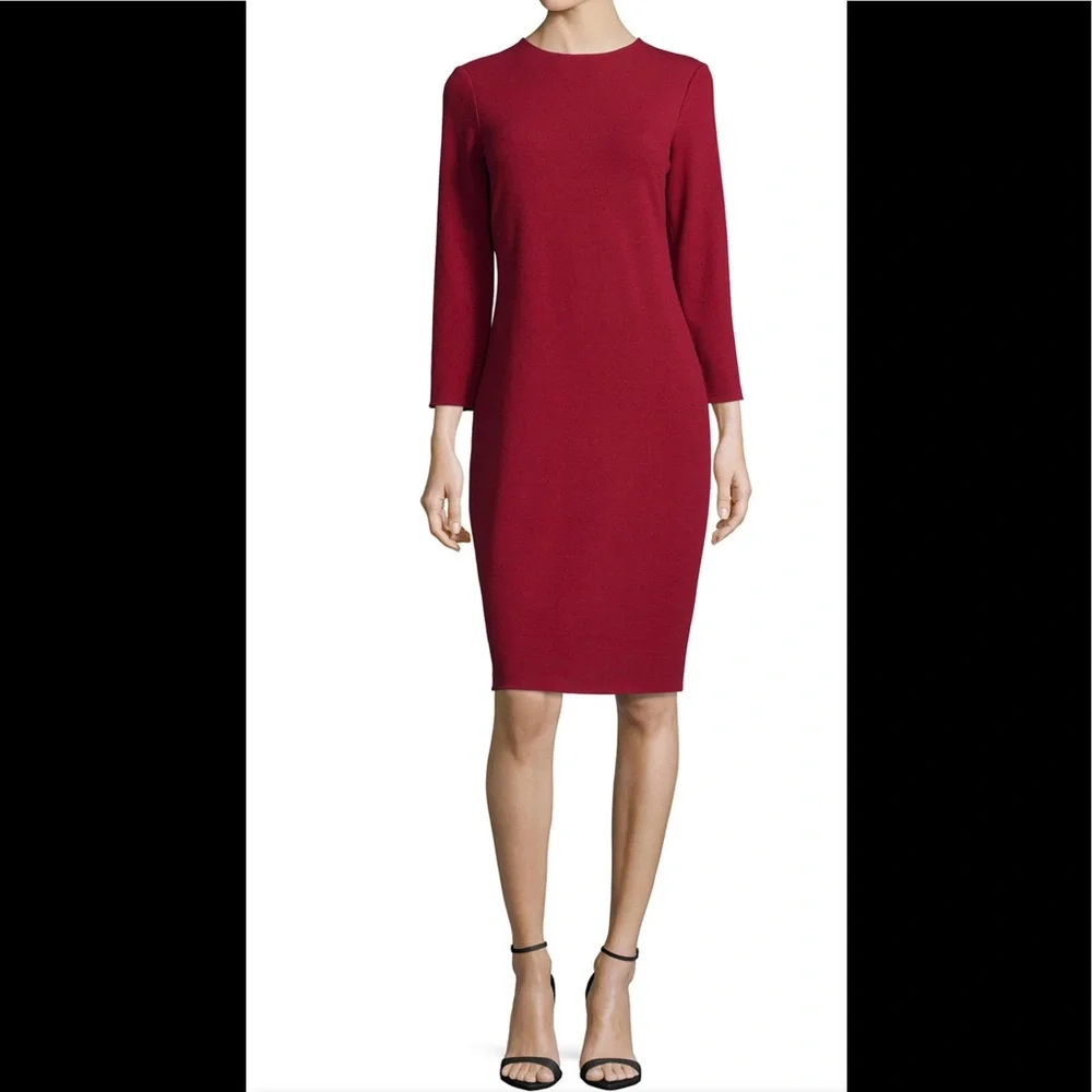 Emma’s Closet Dress size M Workwear Jersey Classic Pencil Stretchy Pockets - Picture 2 of 10